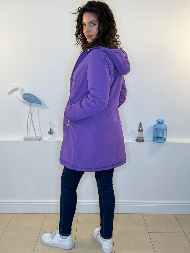 Christopher Wren Aviva Reversible Puffer Coat - Wren Clothing 